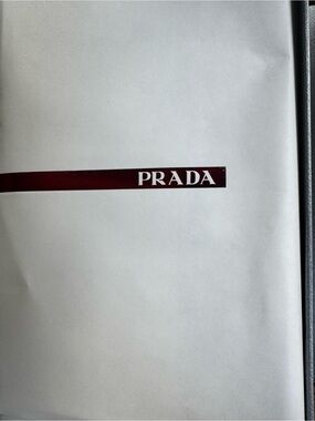 Mens Prada shoes with patent leather accents